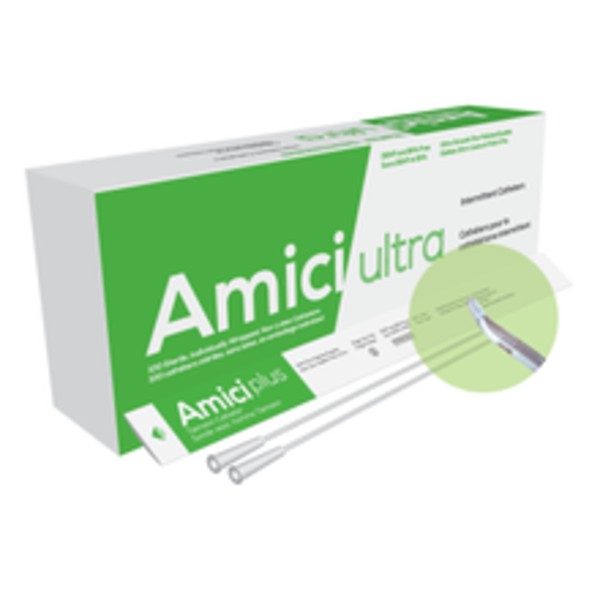 Cathéter intermittent coudé Amici Ultra pour homme 12FR | OOS 7712