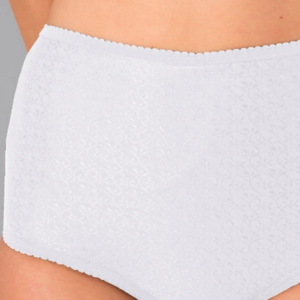 Culotte Cui Ostomy taille haute en coton avec poche pour femme couleur blanc - taille 14 | CUI CF22