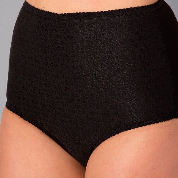 Culotte Cui Ostomy taille haute en coton avec poche pour femme couleur noir - taille 14 | CUI CF52