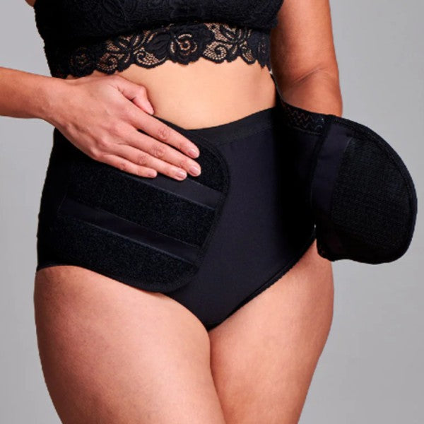 Fulcionel anti-roll 20cm black hernia support belt - small | CUI F551S/BLK