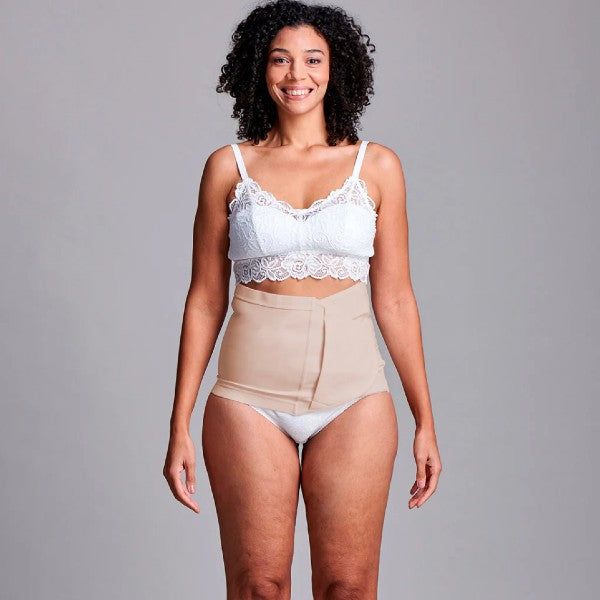 Fulcionel anti-roll 26 cm beige hernia support belt - XXLarge | CUI F566CXXL/BGE