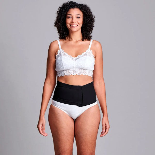 Fulcionel Anti-Roll Hernia Support Belt 16 cm Black - Small | CUI F651S/BLK