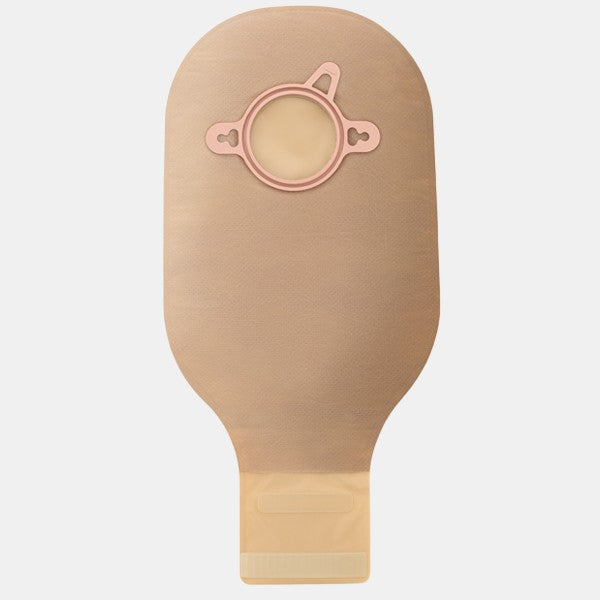 Sac vidable beige 12'' (30 cm) New Image avec fermoir Lock 'n Roll sans filtre couplage 44mm | HO-18112