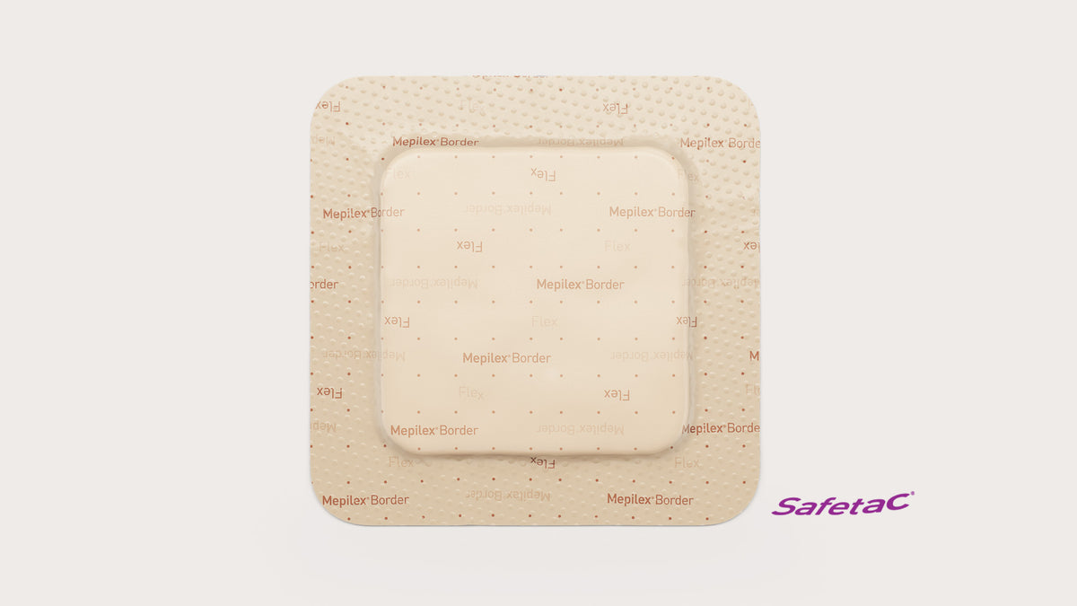 Mepilex Bordure Flex Lite Pansement mousse 10cm x 10cm | MOL 581300