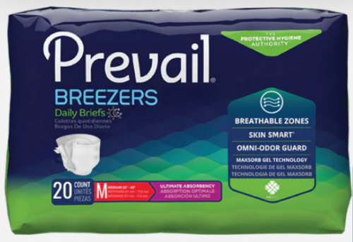 Prevail Breezers culottes adultes moyen 32-44 po | PVB-012/3