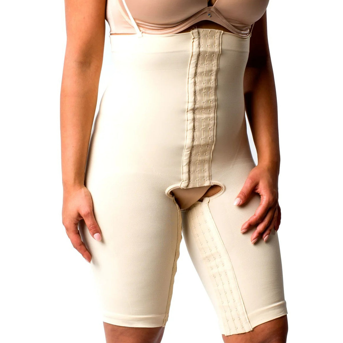 Short compressif taille haute avec agrafes Angel Care | P1 302A