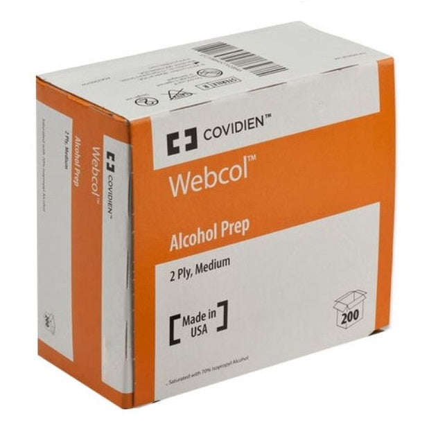 Webcol 2-ply sterile alcohol prep swab | TY-63001