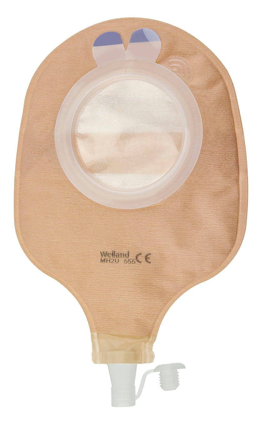 Aurum 2 Midi 55mm Urostomy Bags (Beige) | XMH2U555