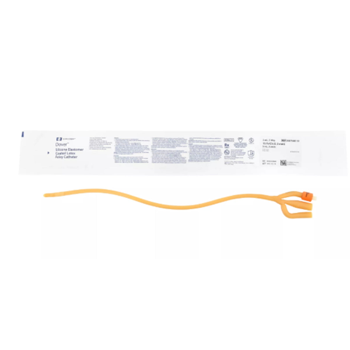 Cathéter de Foley Dover latex revêtement élastomère de silicone 3 voies 5cc | Z-8887688185