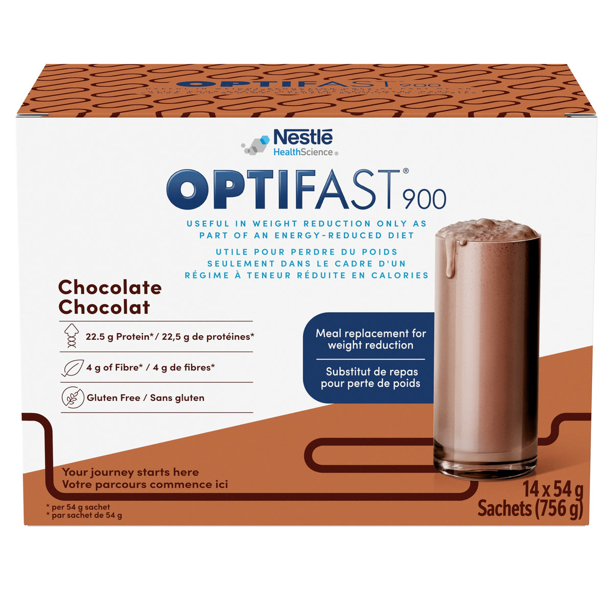 Formule préopératoire Optifast 900 - chocolat (prescription médicale obligatoire) | NN12606778