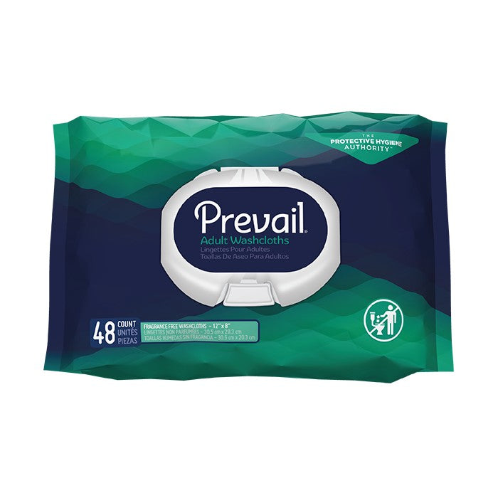 Lingettes hygiéniques humides Prevail - sans parfum | WW-810