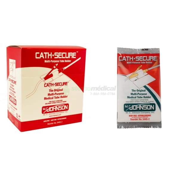 Stabilisateur de sonde urinaire Cath-Secure 2 1/2’’ Wrap Tab,3’’ X 1 3/4’’ avec base (1/chq) | D-54452