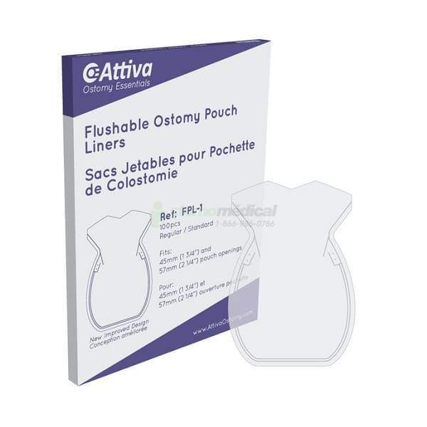 LINERS - Sacs Jetables pour poches de colostomie Ostomy Essentials (100/bte) Ostomy Essentials
