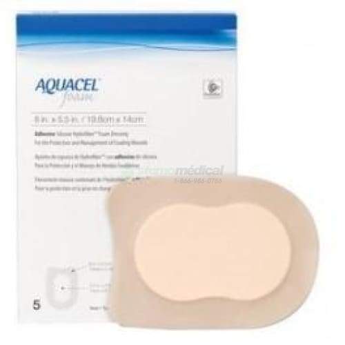 Pansement Aquacel Foam Hydrofiber Stérile Et Adhésif Talon Convatec