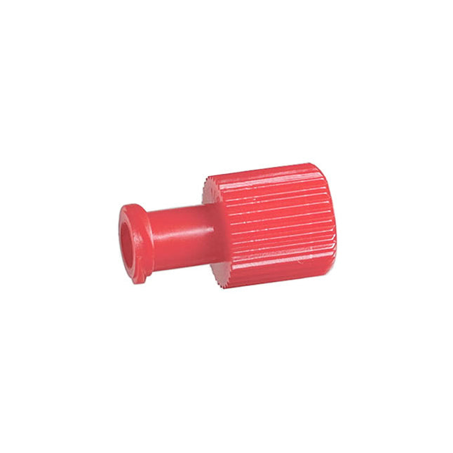 Luer cap, intravenous, dual function - Red | BBR2000B