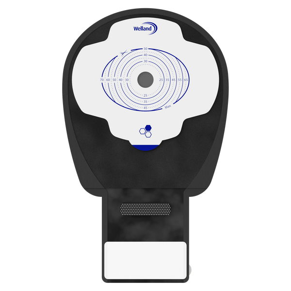 Aurum Plus, Une pièce -Vidables, Sacs Mini, Noir, Ouverture de Départ 13mm (50mm x 70mm) | X1D1A11S