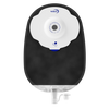 Aurum Plus, Une pièce - Urostomie, Noir, Maxi, Ouverture de Départ 13mm à Découper Jusqu'à 25mm | X1U1R136113