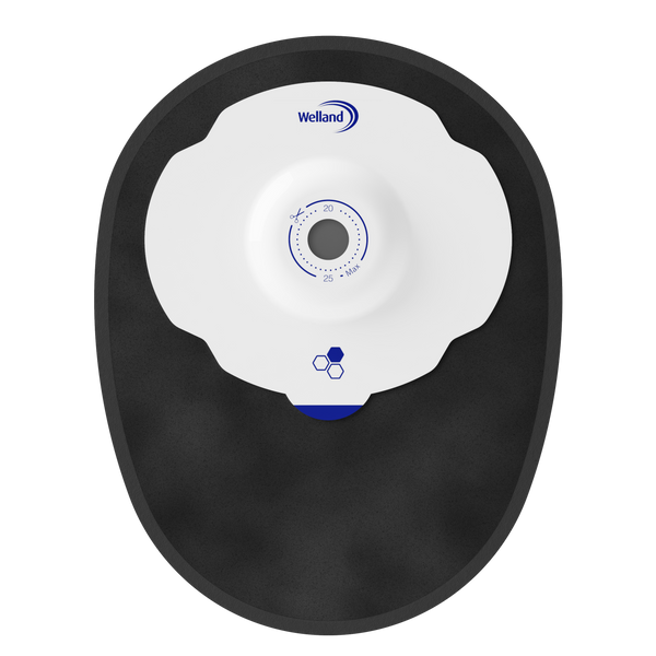 Aurum Plus, Une pièce -Fermé, Noir, Midi, Ouverture de Départ 13mm à Découper Jusqu'à 25mm | X1C1N126113