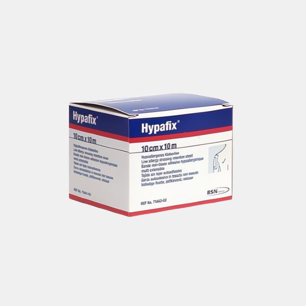 Bande de fixation adhésive Hypafix non tissée 10cm x 10m | D-71443-02