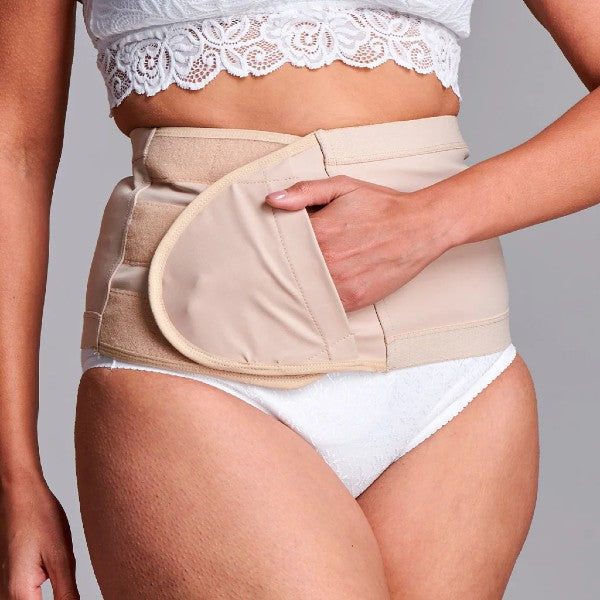 Fulcionel Anti-Roll Hernia Support Belt 20 cm Beige - Small | CUI F551S/BGE