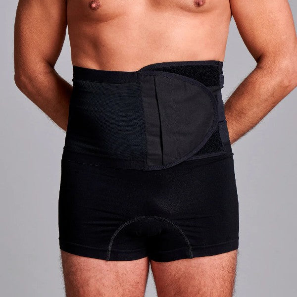 Fulcionel 20 cm Mesh Hernia Support Belt Black - XXLarge | CUI F729XXL/BLK
