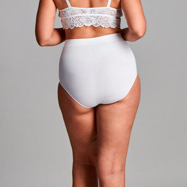Fulcio support seamless high waist light support panties for women white - XXlarge/XXXlarge | CUI FG35