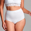 Fulcio support seamless high waist light support panties for women white - XXlarge/XXXlarge | CUI FG35