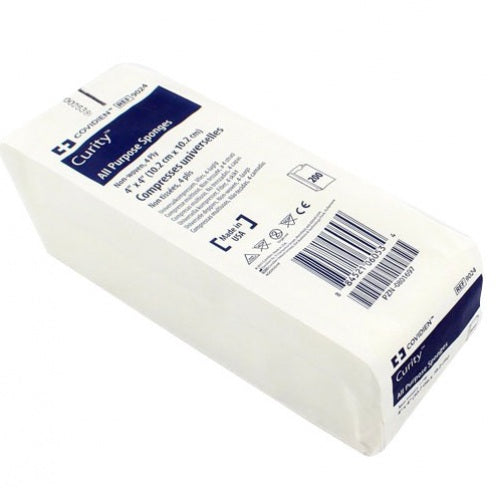 Versalon Pansement éponge tout usage, non-tissé, 4 plies 10cmX10cm (200/paquet) | KND 9024