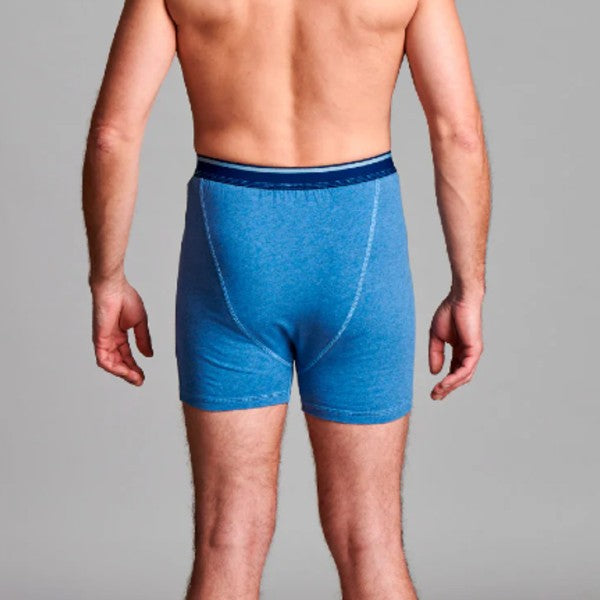 CUI Ostomy Men's High Waist Cotton Stoma Underwear with Pouch Denim - Medium | CUI LT27