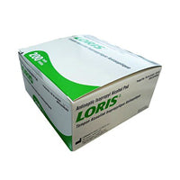 Tampons imbibés d'alcool LORIS 70% moyen 3X6.5cm | 103-03