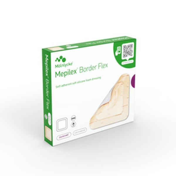 Pansement en mousse Mepilex Border Flex 10cm x 10cm | MOL 595311
