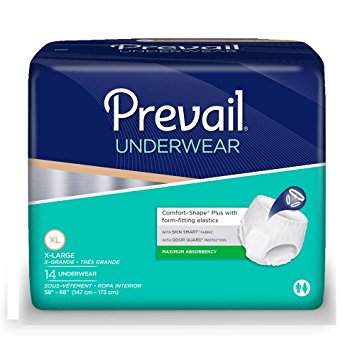 Sous-vêtements d'incontinence Prevail Super Plus - Très grand 58"x68" | PVS-514