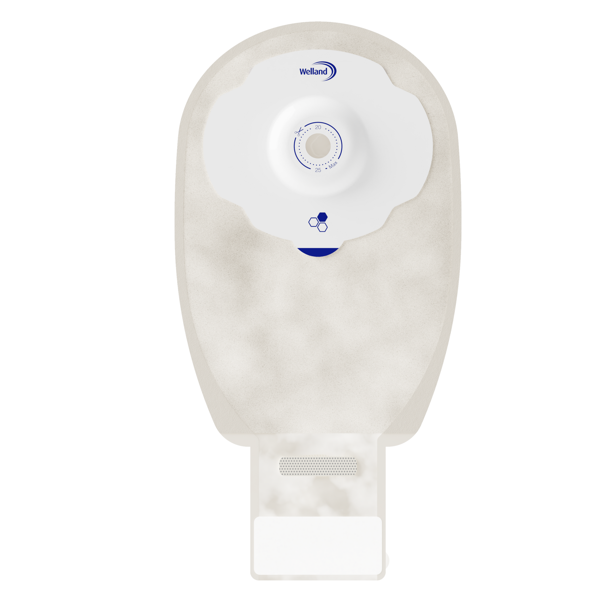 Aurum Plus, Une pièce -Vidables, Sable, Maxi, Ouverture de Départ 13mm à Découper Jusqu'à 25mm | X1D1N236113