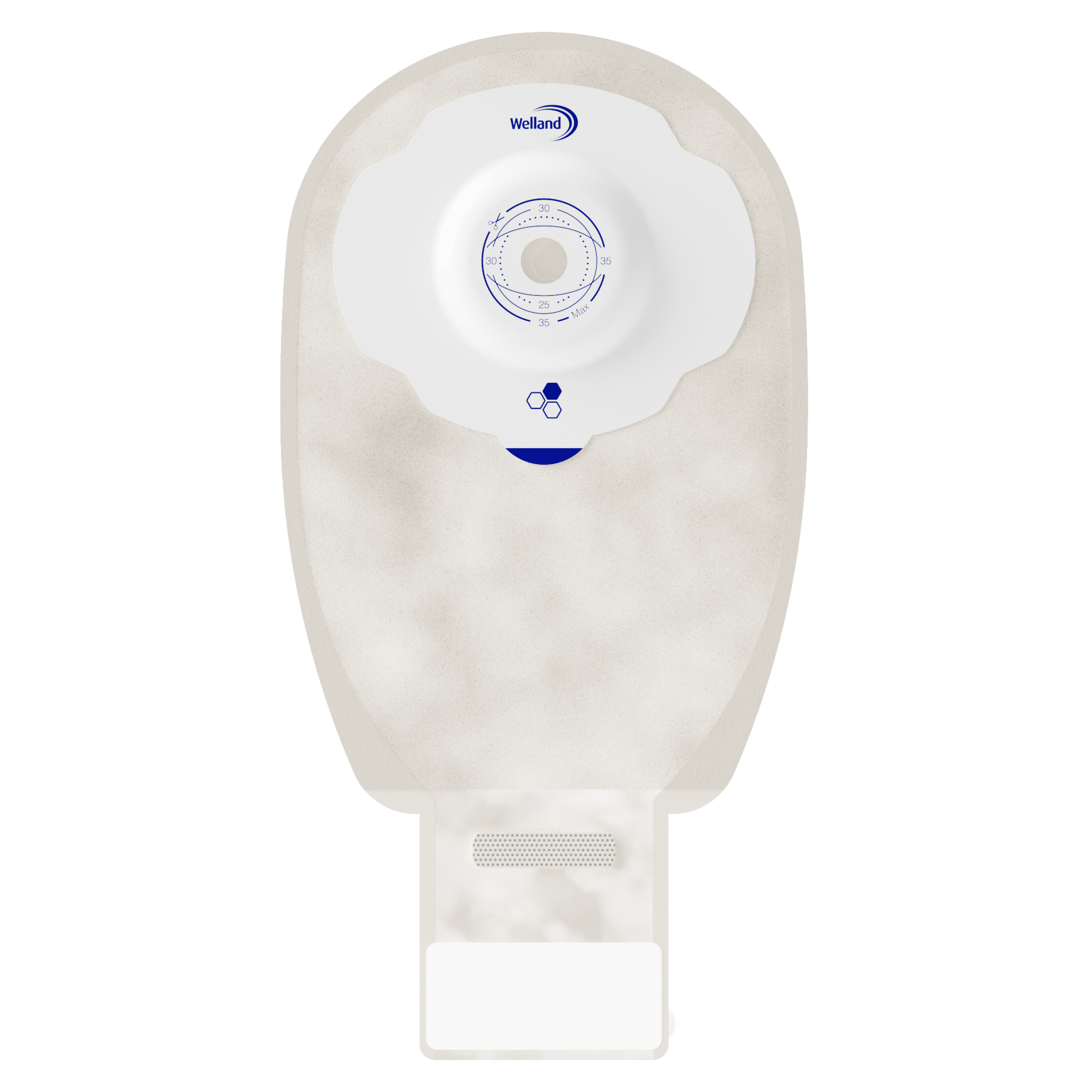 Aurum Plus, Une pièce -Vidables, Sable, Maxi, Ouverture de Départ 13mm à Découper Jusqu'à 35mm | X1D1N236213