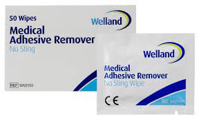 Lingettes dissolvantes d'adhésif Welland | wad 050