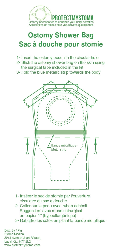 Stoma shower bag | PMS SB1