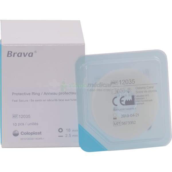 Anneau moulable Brava 2.5mm précoupé à 18mm Anneaux Coloplast