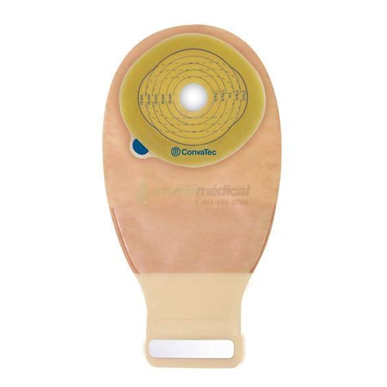 Appareillage À Une Pièce Esteem+ 12" Vidable Stomahesive Prédécoupée Transparent Avec Filtre Sac 1 Convatec