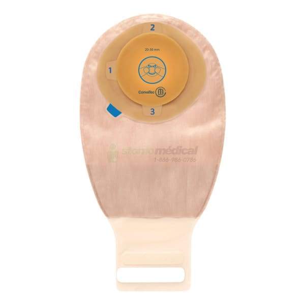 Appareillage à une pièce vidable malléable Esteem+ stomahesive beige avec filtre Sac 1 pièce vidable Convatec
