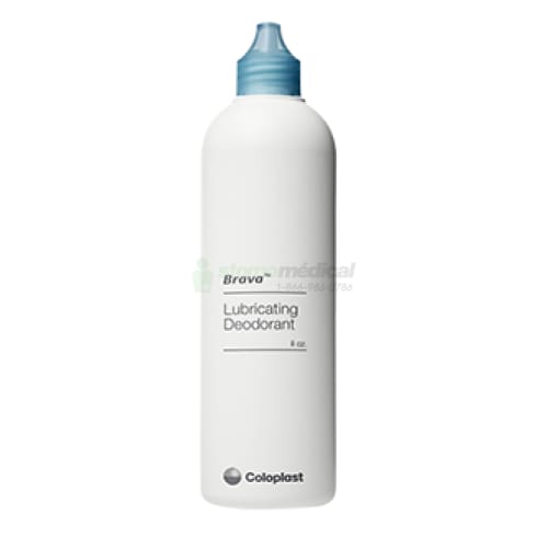 Déodorant lubrifiant Brava en bouteille (8oz) gestion des odeurs Coloplast