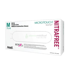 Gants nitrile Micro-Touch NITRAFREE 100/bte - rose gant d’examen Ansell