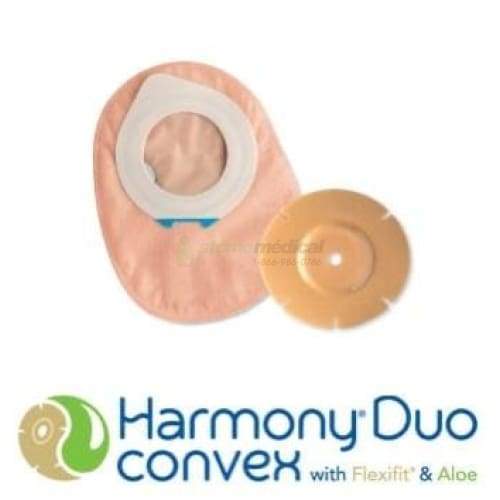 Harmony® Duo avec Flexifit® et Aloès 2 pièces collerette convexe (5/boîte) Collerette convexe Salts
