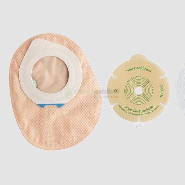 Harmony® Duo Avec Flexifit® et Aloès collerette standard 2-pièces (10/boîte) collerette 2 pièces Salts