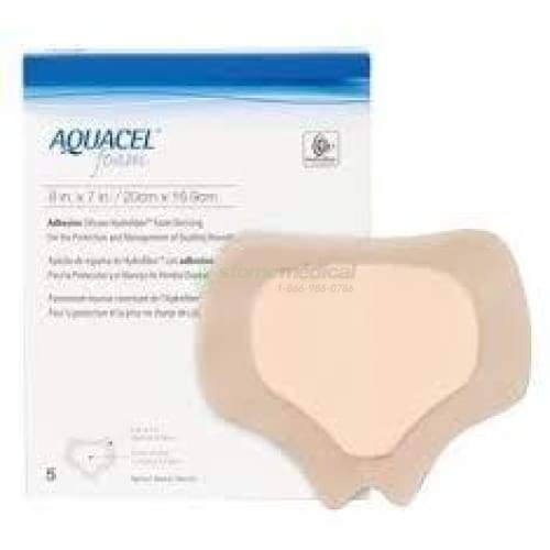 Pansement Aquacel Foam Hydrofiber Stérile Et Adhésif Sacrum Convatec