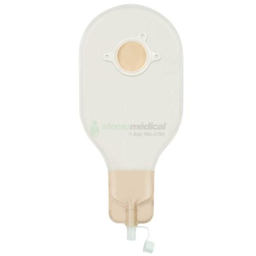 Sac Vidable Natura À Grande Capacité De 12 Opaque Avec Filtre Fermoir Clampe Et Adaptateur Pour Drainage Convatec