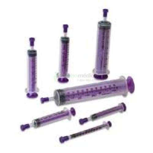 Seringue Orale Monoject, embout cathter, strile, violet, 60ml (30/bt   Stomo Mdical